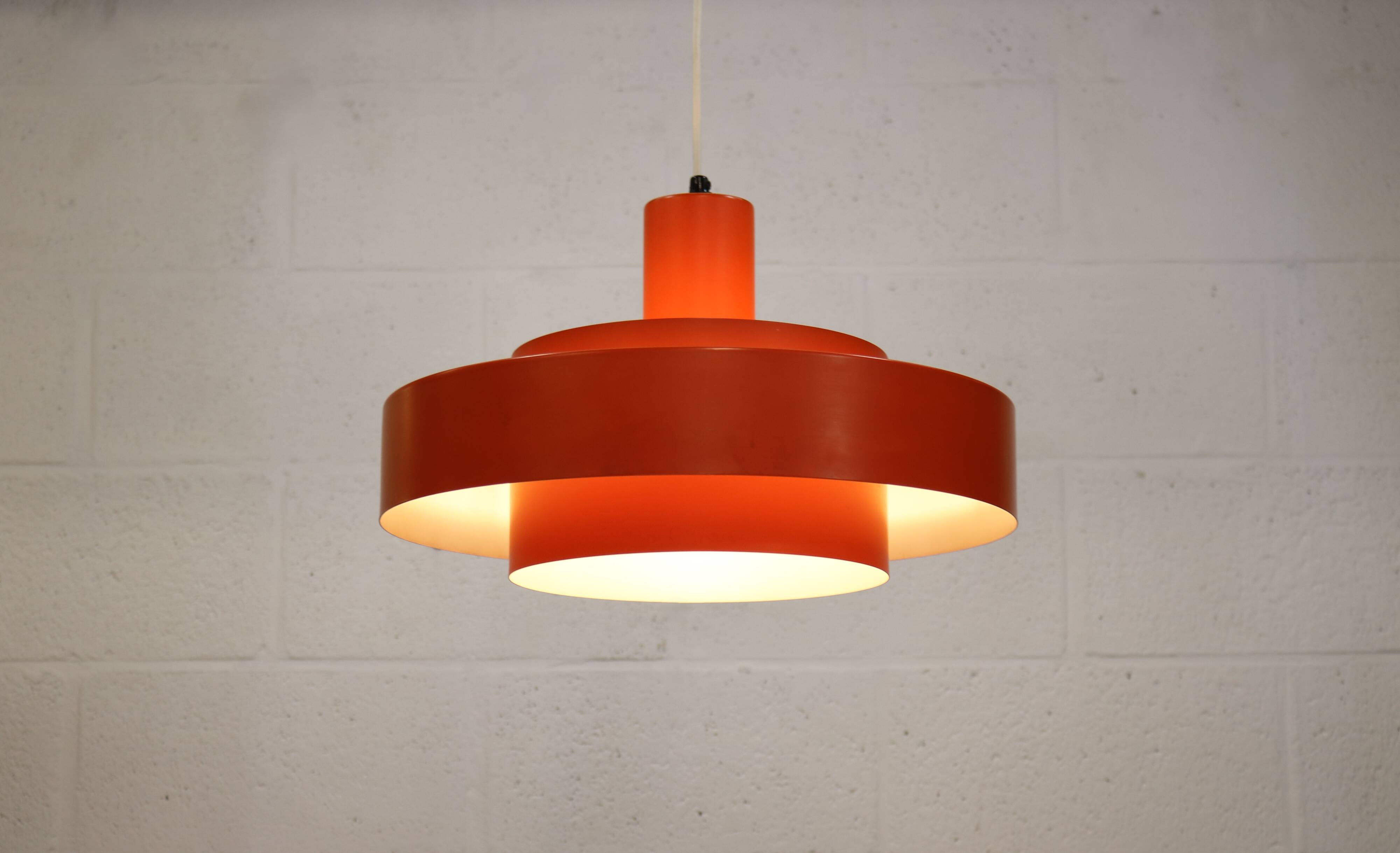 Mid-century modern hanging lamp by Jo Hammerborg - Fog & Morup - model Equ