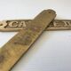 Solid brass door plates