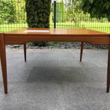 Scandinavian coffee table teak and tiling 60s