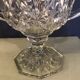Coupe triomphe en verre taille avec anses années 70