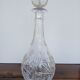 crystal wine decanter from Samabor, Czechoslovakia,