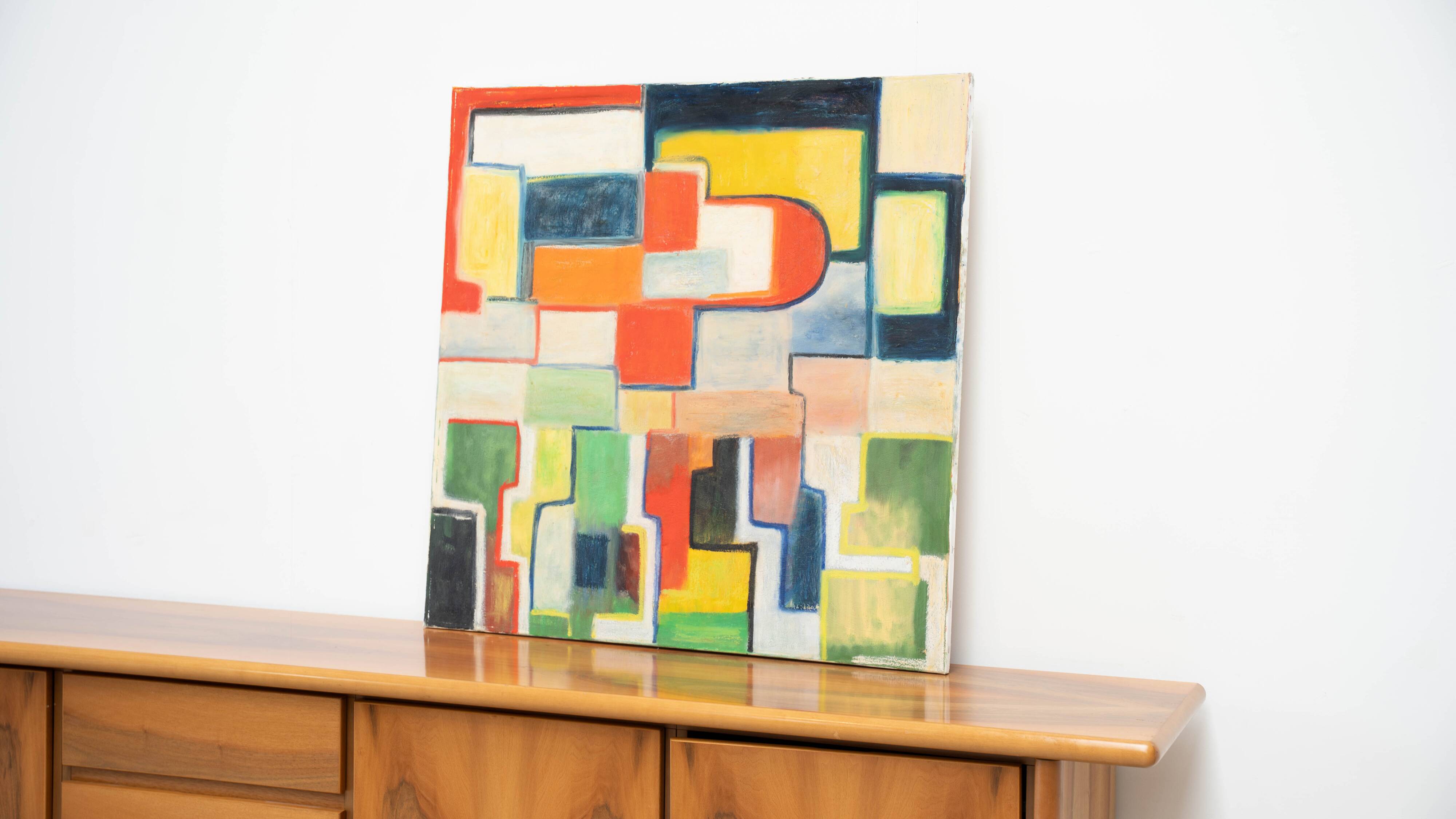 Large abstract dutch painting