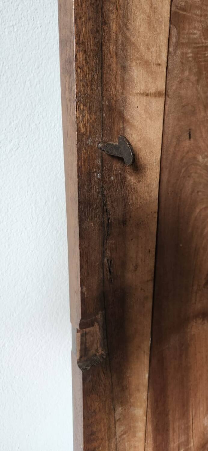 Antique walnut cabinet doors