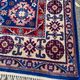 Chinese Sinkiang rug in burgundy handmade wool 200x300cm from 1970