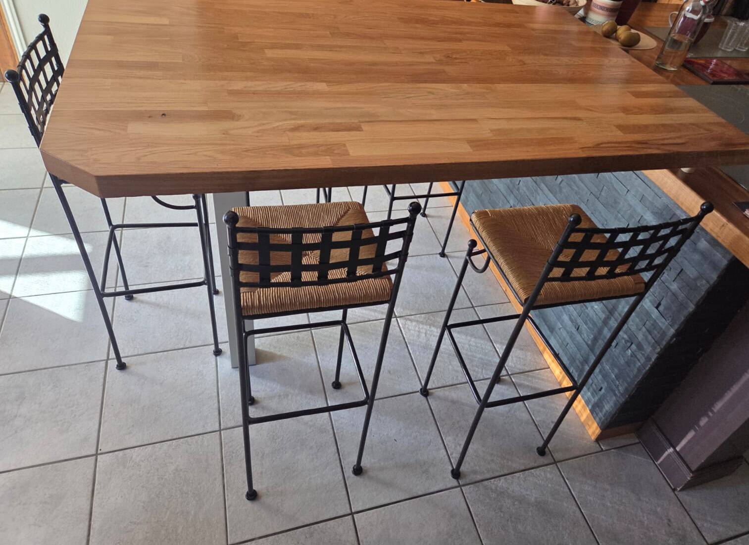 High kitchen stool