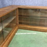 The 1940s oak corner Cabinet