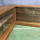The 1940s oak corner Cabinet