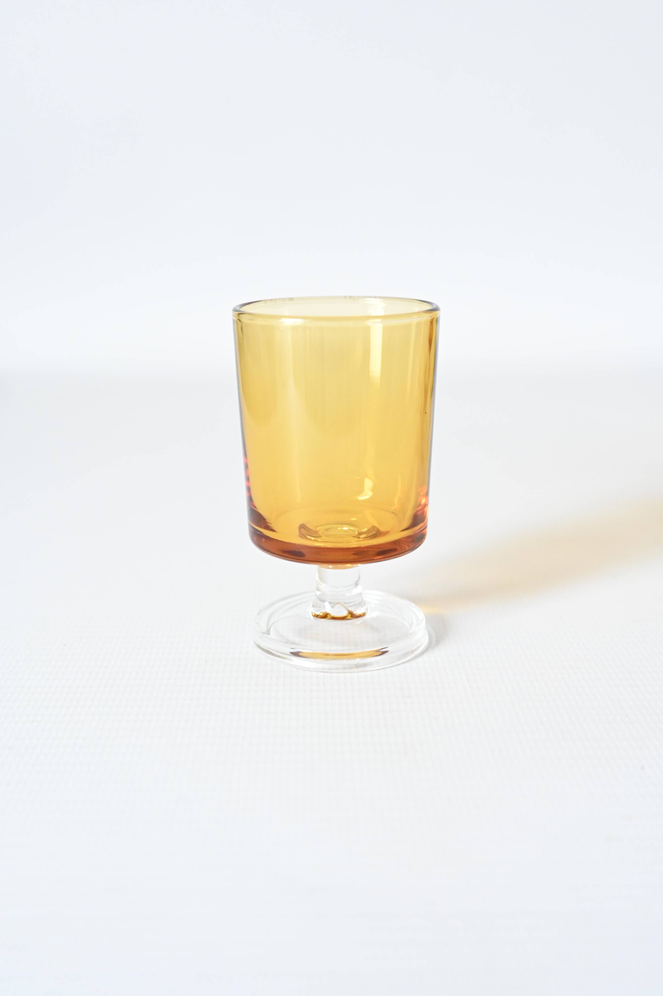 12 Cristal d'Arques Luminarc Suede amber glasses/verrines