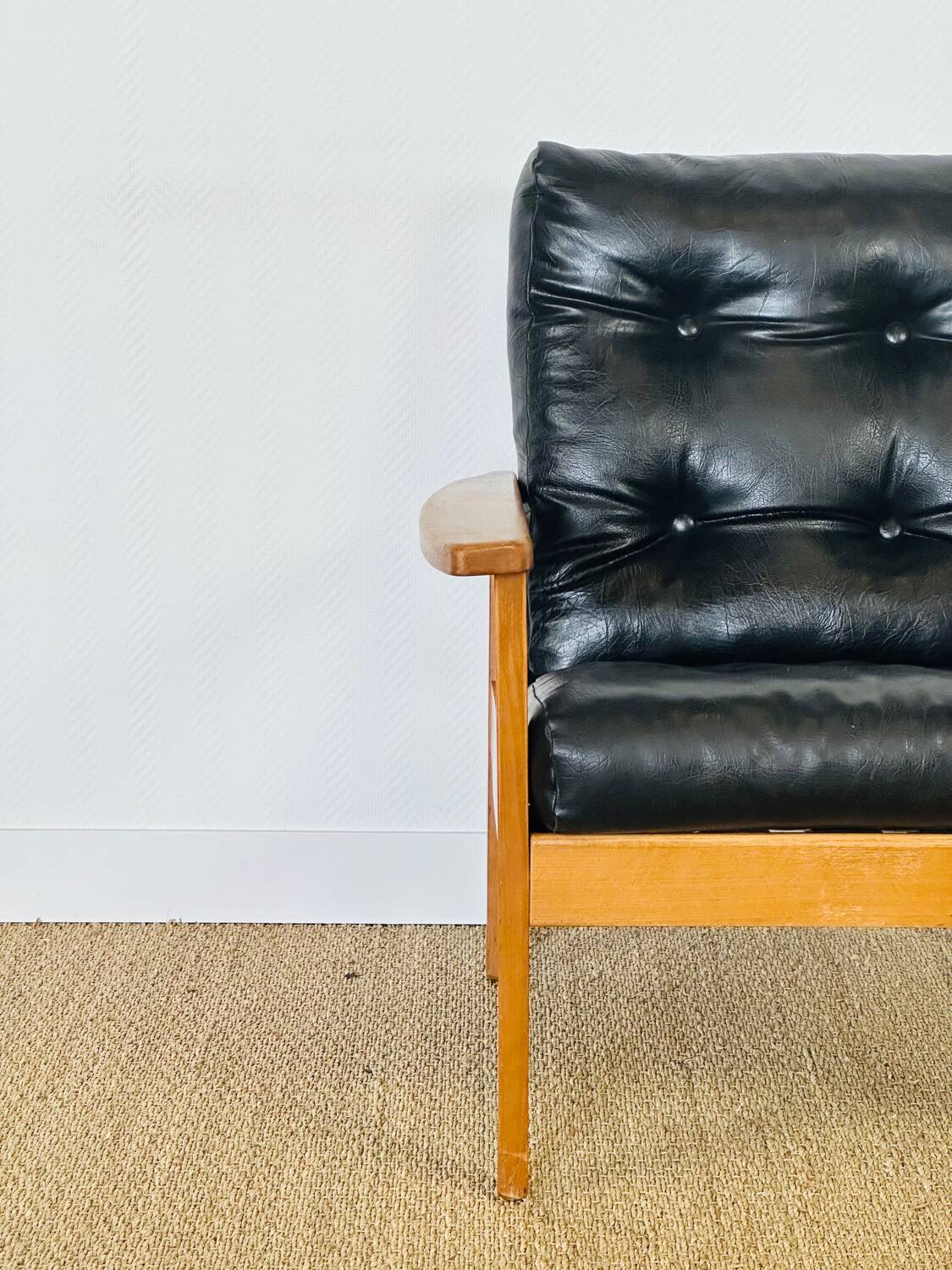 Scandinavian armchair in teak 1960