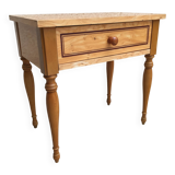 TABLE de Chevet VINTAGE Formica et Bois