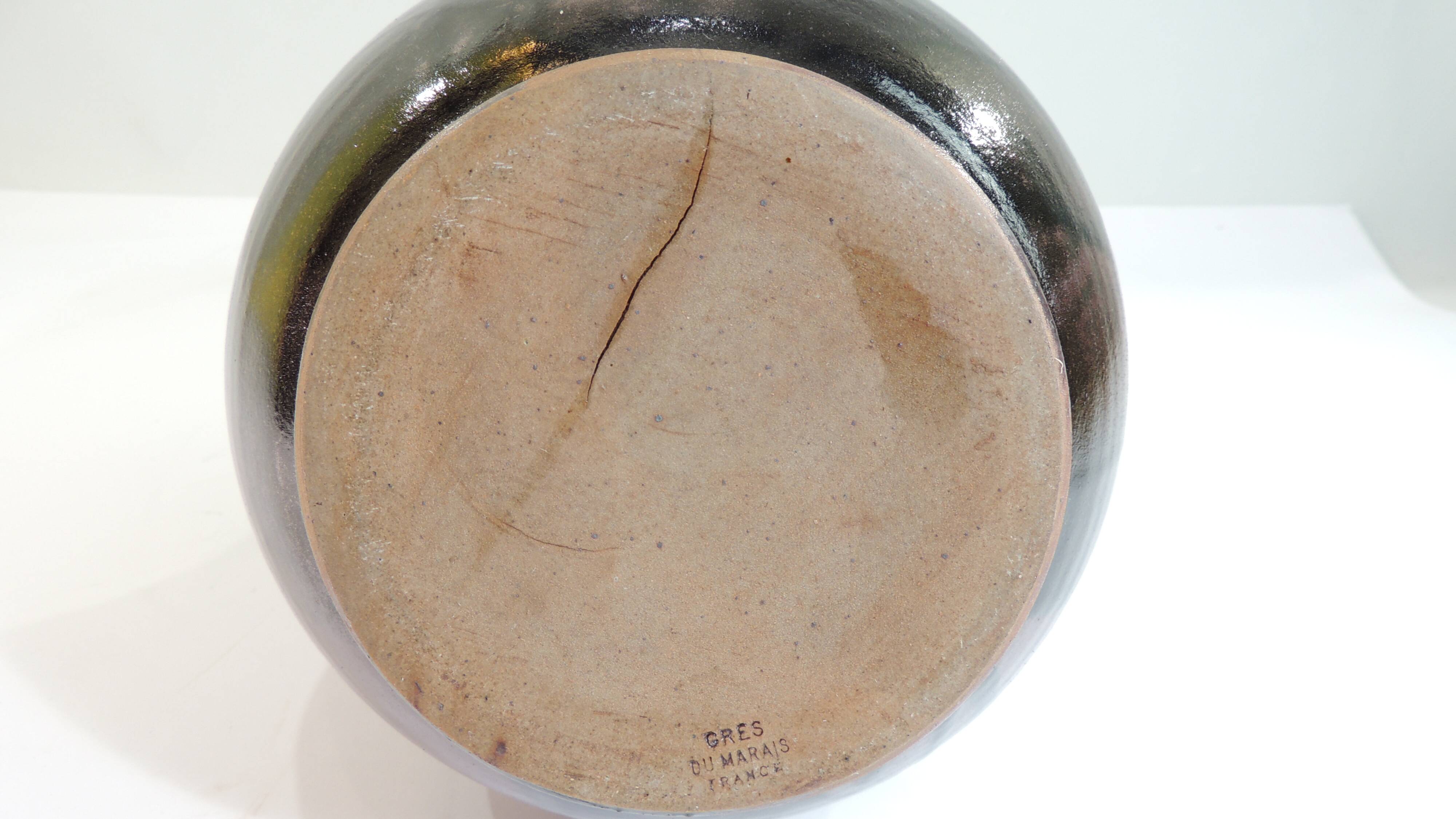 Vase in Marais Stoneware / France / unique pieces