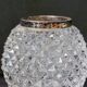 Old Crystal vase sterling silver 925 mount Emil Hermann A Vase and Toothpick Holder