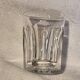 Baccarat 7 crystal liqueur glasses signed Model Harcourt on a stand.