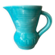 Turquoise Pichet Digoin, 1950s