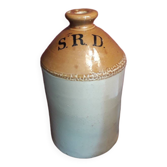Old military whiskey rum jug