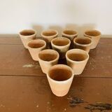 Lot of 10 terracotta pots circa 1930 graineterie