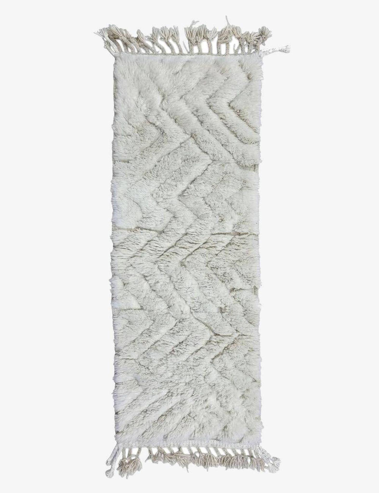 Tapis Couloir Blanc - 191 x 70 cm