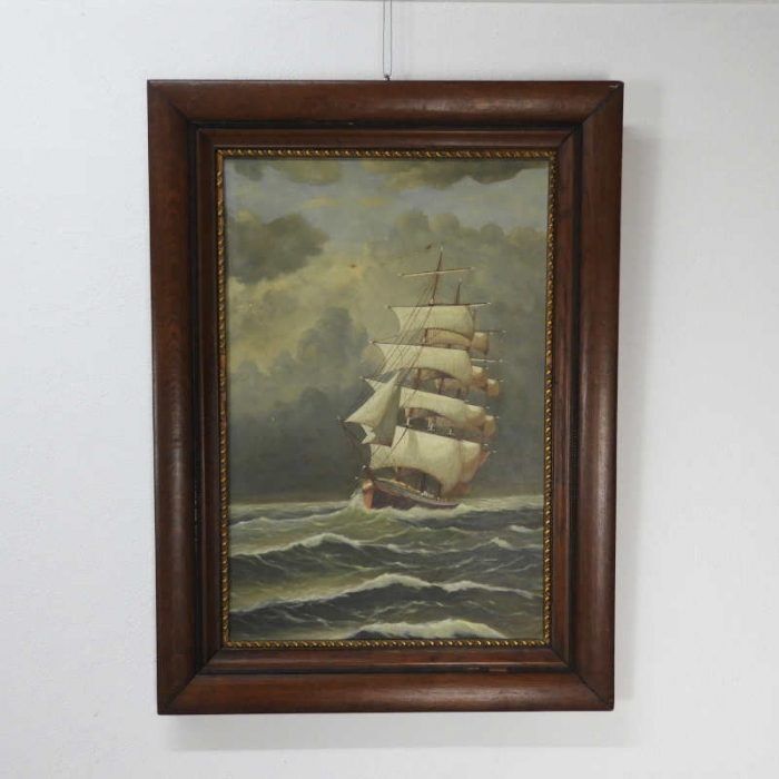 Painting: Ship at sea