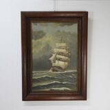 Painting: Ship at sea