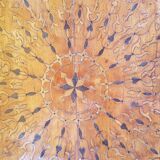 Marquetee painted low table