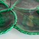 Vintage Glazed Ceramic Barbotine Dish