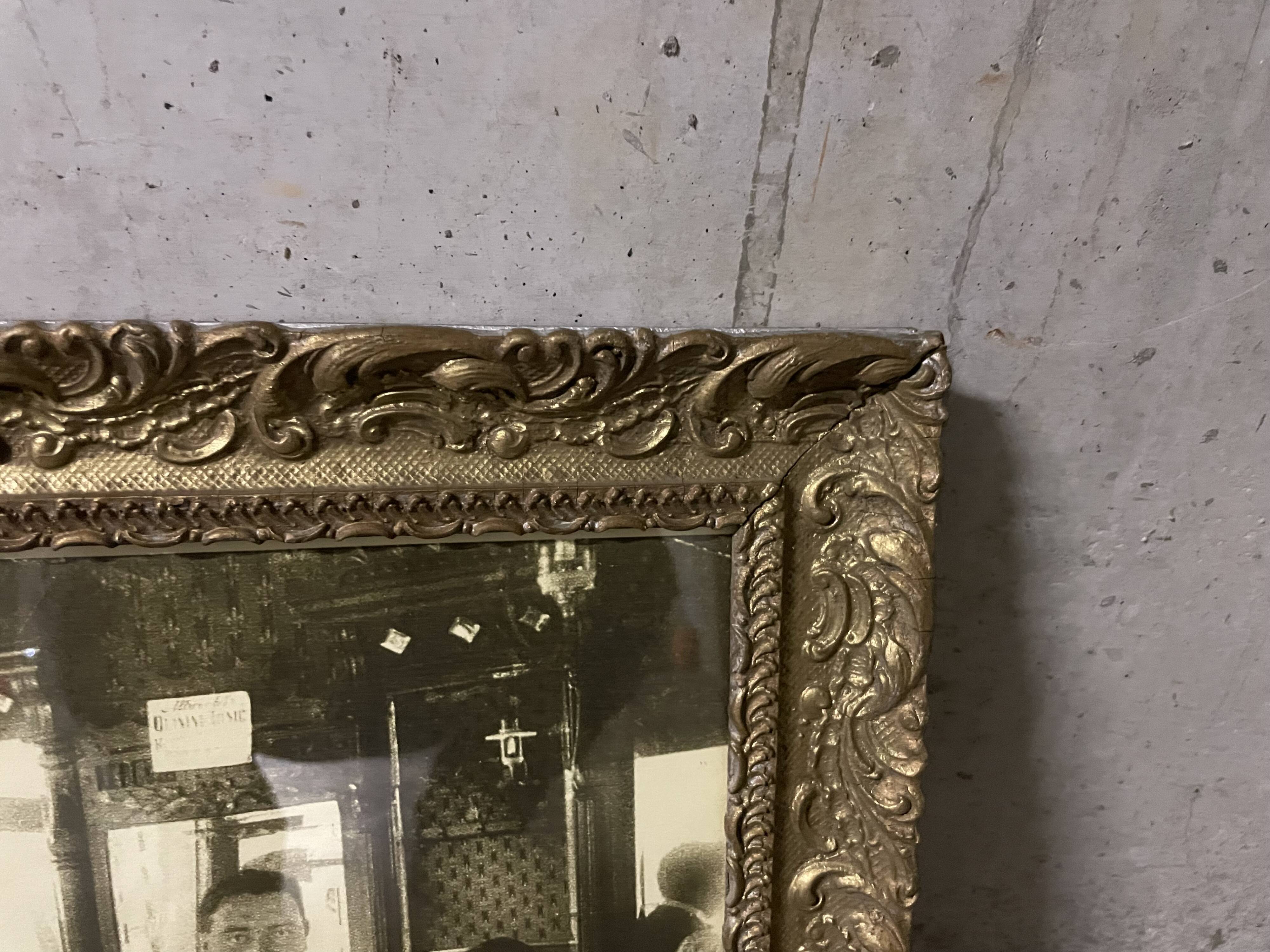 Old photo frame “the barbers”