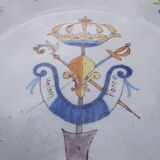 2 plates faience of Nevers decoration Revolutionary