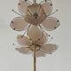 Hollywood Regency Lotus Flower Floor Lamp, Italian Design 1970s