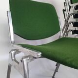 Set of 6 G.Piretti chairs for Castelli
