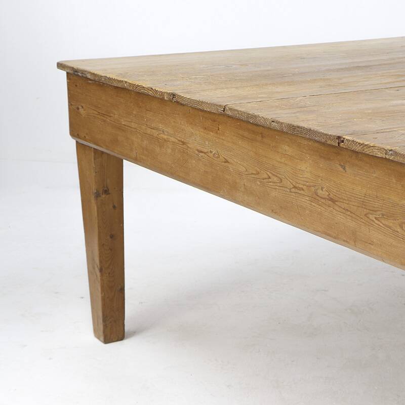 Extremely Large almost Square Pine Textile Work Table