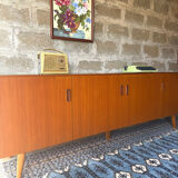 Enfilade scandinave vintage en teck, 1970