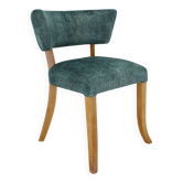 Chaise d'appoint en velours des années 1950, Italie