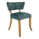 1950s Side Chair in Velvet , Italy