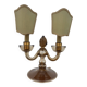 Murano glass candelabrum by Vittorio Zecchin, antique.