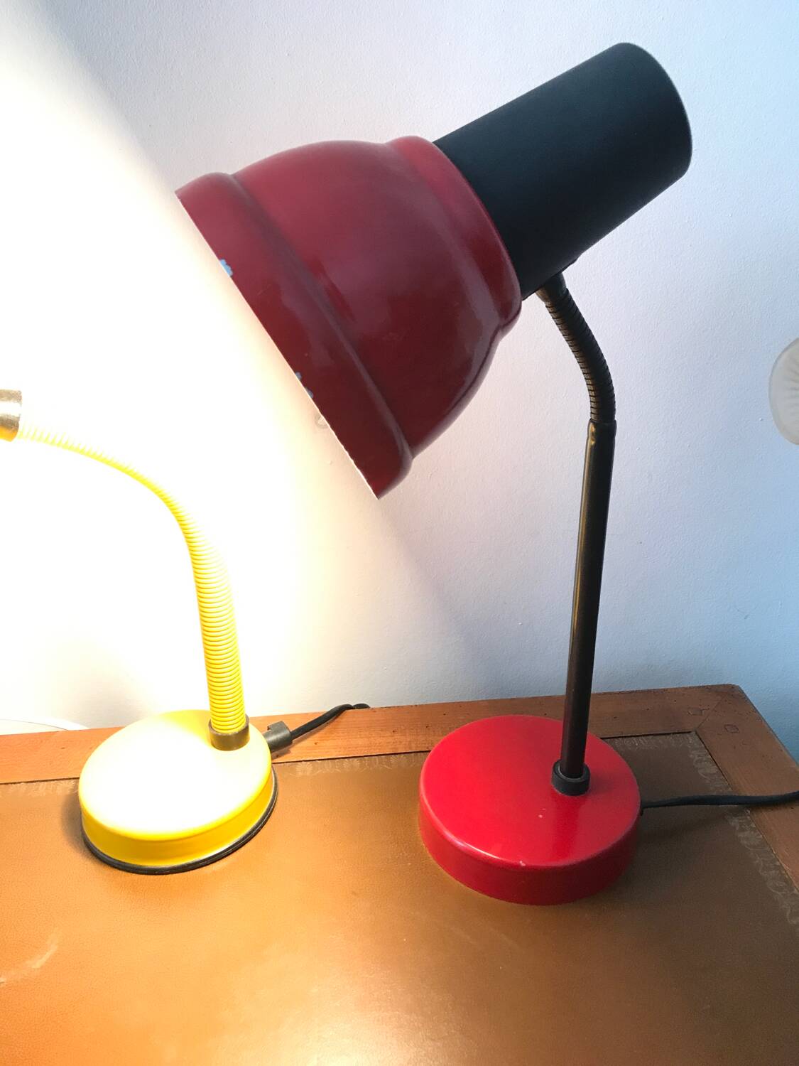 Massive 70s desk lamp