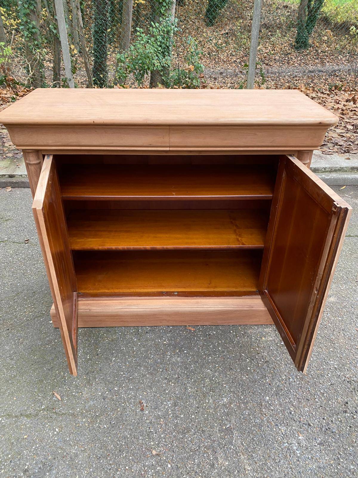 Buffet impérial rénové en bois du 20ème 120cm