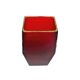 Art Deco glass vase by Joseph Hoffmann from Moser, Czechoslovakia, 1930s
