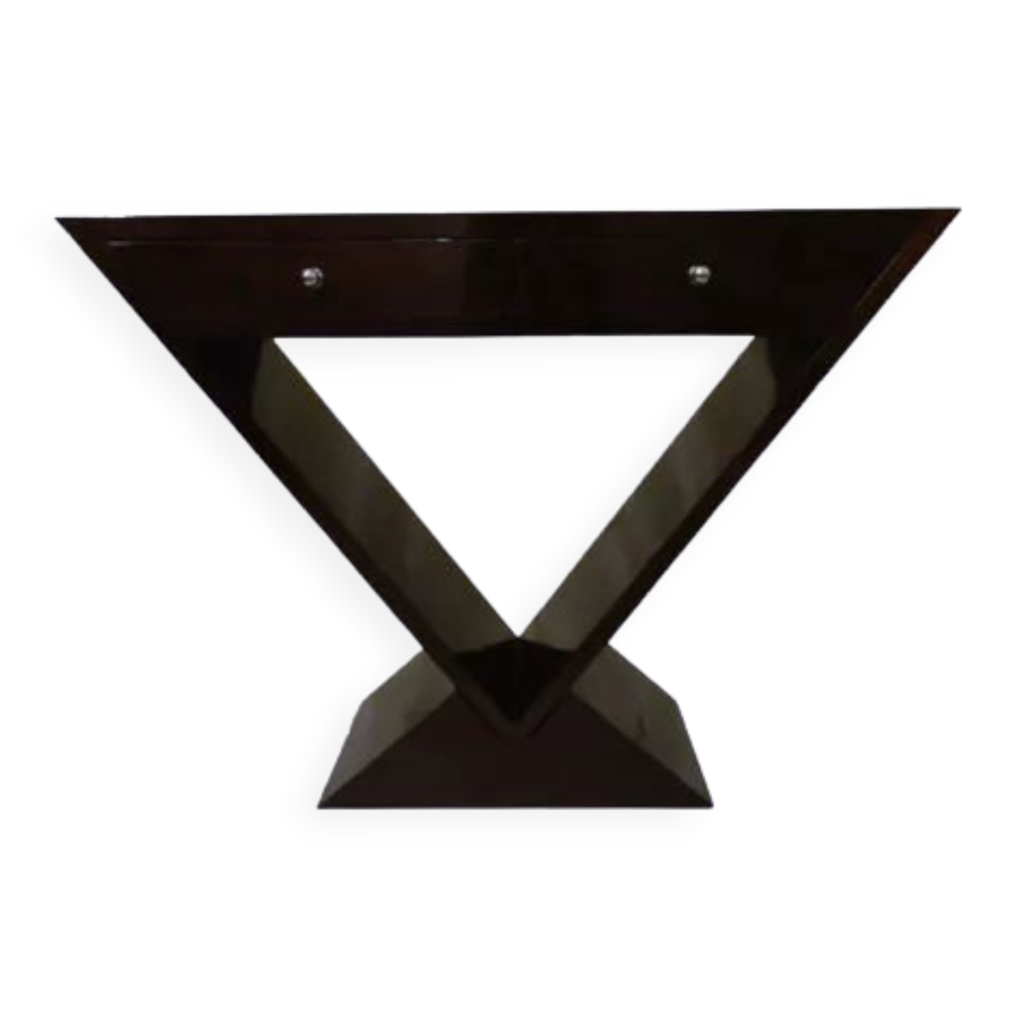 Art deco rosewood console