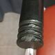 Fauteuil Kevi en skaï et métal chromé