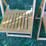Series of 3 folding chairs