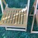 Series of 3 folding chairs