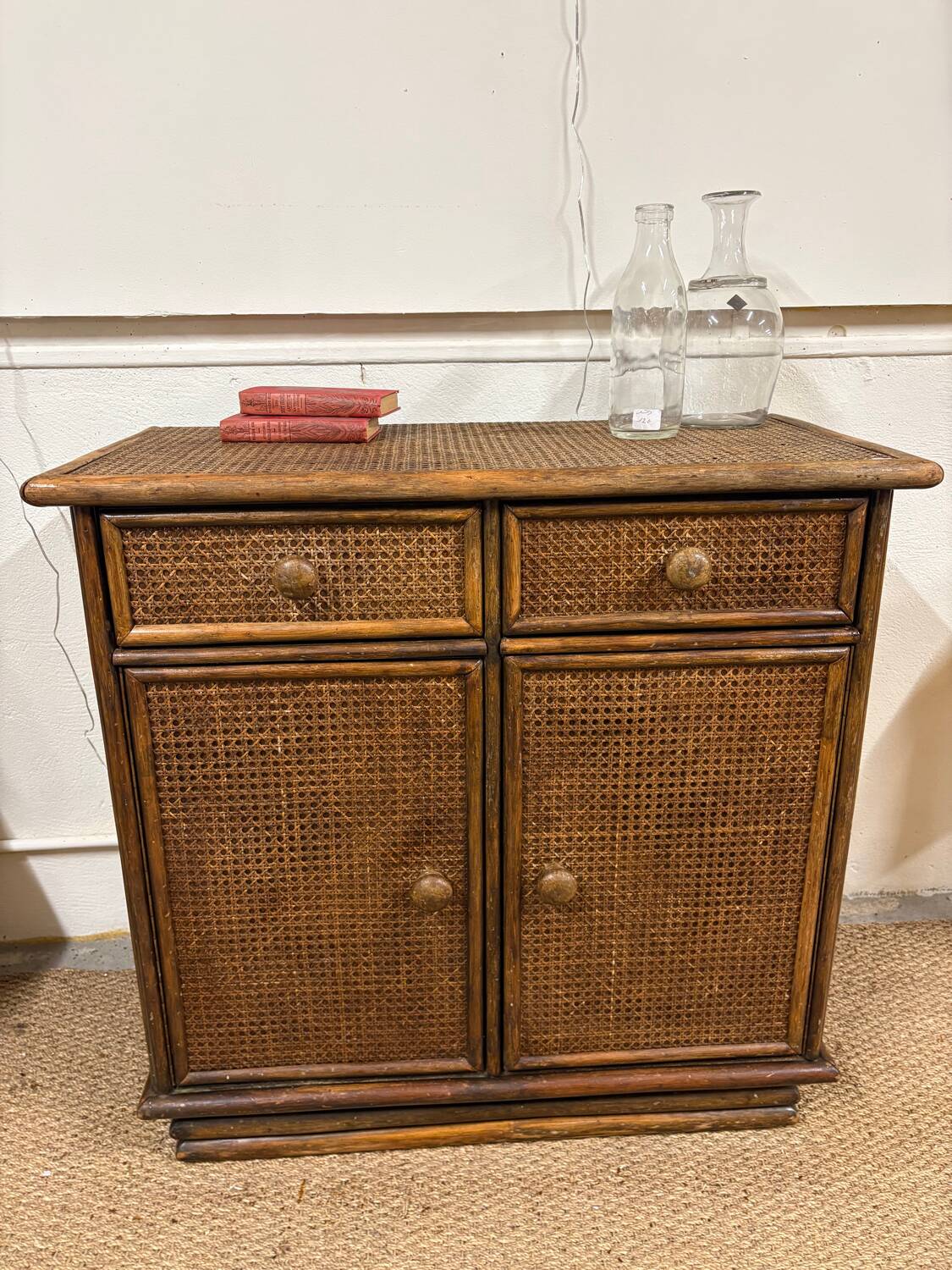 Rattan sideboard