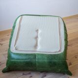 Ensemble de salon Togo en cuir vert, signé Michel Ducaroy pour Ligne Roset, 1979, ensemble de 5 pièces