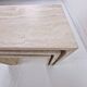 Italian 1980s Grooved Travertine Nesting Tables – Set of 3