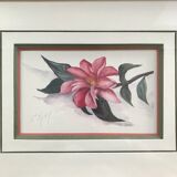 Original and signed botanical watercolor