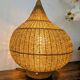 Table lamp Glass Beads & Bamboo