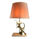 Hollywood Regency modernist stylized fish table lamp / sculpture, bro