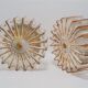Pair of ceiling lamps
