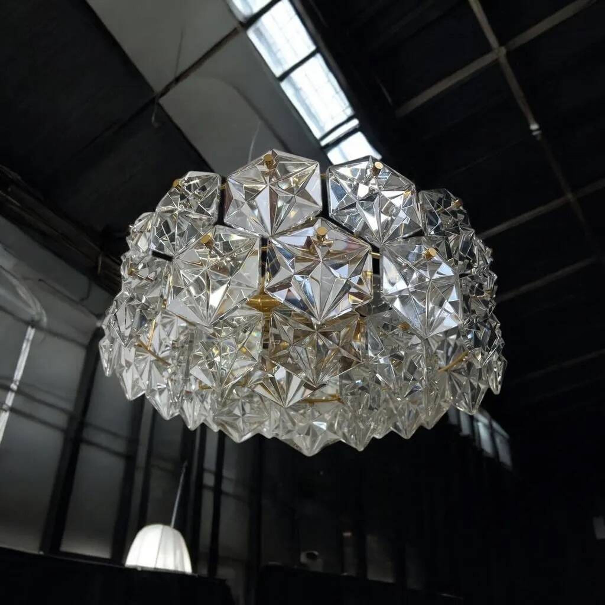 Lustre vintage en cristal kinkeldey