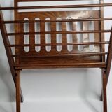 Folding teak magazine rack by Cees Braakman